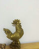 天祥缘 铜鸡摆件黄铜公鸡工艺礼品十二生肖鸡大号金鸡 高13cm福字鸡 配底座 实拍图