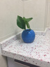 爱泽宝 仿真花假花塑料花干花陶瓷花瓶客厅餐桌摆件装饰花 书架隔板仿真花艺 工艺品多色可选 绿花瓶+水蓝绣球 实拍图