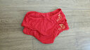 浪莎2条装大红本命年内裤女士性感内裤本命年鸿运中腰三角裤 款式一/竹纤维/ 2条 XXL(175/100) 实拍图