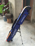 中迪渔具包长款 1.25米防水长节定型鱼竿包钓鱼包带支架渔具钓鱼包 1.25米PU款蓝色3层带支架 实拍图