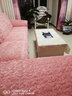 西子纱沙发垫四季通用防滑高档提花沙发坐垫毛绒沙发套罩可机洗2025新款 粉色 90*240CM一条 实拍图