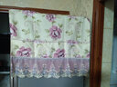 温恋（wenlian） 田园布艺罩件冰箱罩冰箱盖巾冰箱巾防尘罩冰箱罩件防尘洗衣机 西西里粉 对开门冰箱巾 实拍图