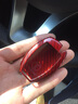迪加伦 适用 碳纤维奔驰钥匙壳 奔驰GLK cla GLC cla AMG S级钥匙套扣 改装男女 红魔碳纤维(钥匙壳+奔驰编织钥匙扣) AMG奔驰gle/g级/gls/gla/E级专用 实拍图