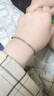 ATHENAIE925银抗闪亮抗氧化圆蛇骨DIY基础手链 送情侣 17CM/925银 闪亮抗氧化 情侣手链 实拍图