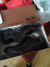 巴图腾男士皮鞋真皮商务正装内增高青年英伦德比鞋黑色皮鞋大码春季新款 黑色四季款B16313801 43（265） 实拍图