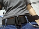 MAXGEAR 响尾蛇K1战术腰带男士军迷户外腰带个性运动无金属塑料扣头尼龙 黑色 L 实拍图