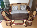 藤妃 真藤沙发 茶桌五件套 客厅沙发 藤家具 藤艺沙发组合 双人位沙发-THY 实拍图