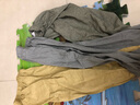 纯一良品童装儿童防蚊裤男童棉麻裤子中大童夏装休闲裤女童睡裤男孩长裤 绿豆灰 110 cm 实拍图
