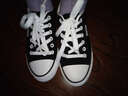 法拉步平跟百搭白色帆布鞋女小白鞋夏季韩版低帮板鞋休闲学生情侣鞋 黑色（D01） 37 实拍图