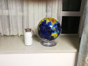 优迈 超大号地球仪42/50/62/80CM办公室书房台式摆件大号发光台灯客厅世界地图AR 球直径50CM 高60cm 宝蓝色 实拍图