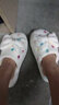 悦萌 彩点蝴蝶结棉拖鞋 女士可爱冬季保暖棉拖居家防滑室内地板毛拖鞋 米白色 36-37建议35-36码 实拍图