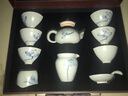 汝道（RUDAO） 汝窑功夫茶具套装高档整套陶瓷茶壶茶杯盖碗家用开片复古泡茶器 汝窑描金仙鹤贵妃壶11入礼盒装 实拍图