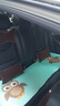 魅驹汽车3D网布坐垫夏季单片屁垫汽车座垫久坐四季办公室座椅垫凉垫 三件套-猫头鹰   通用坐垫 实拍图