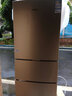 海尔（Haier） 216升三门冰箱 风冷无霜软冷冻节能静音家用电冰箱 【风冷无霜+软冷冻+香槟金】 实拍图