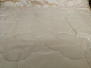艾维（I-WILL）纯色磨毛夹棉床罩 可折叠床垫保护罩套单人床褥子1.2米 高贵白 实拍图