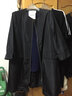 原形 薄款休闲风衣女中长款2025春季新款宽松显瘦时尚女士拉链外套 黑色 XXL   建议145-155斤 实拍图