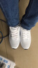莱然休闲内增高女鞋子牛皮厚底运动10cm小白鞋透气单鞋2025春秋新款 白色单鞋A95 36 实拍图