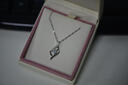 关于爱S925银项链女款唯爱吊坠锁骨链轻奢学生闺蜜纪念日生日礼物送女友 唯爱【白色款+ 玫瑰花礼盒】 实拍图