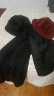 斯普琳帽子女秋冬季韩版兔毛线帽女时尚保暖仿羊绒围巾妈妈帽子两件套装 黑色（帽子+围巾） 晒单实拍图