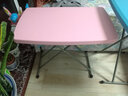 方杰折叠桌便携家用学习桌户外可升降折叠桌简易书桌椅办公电脑小桌子 长76cm(粉色)单桌 实拍图