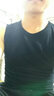 水晶豆男士宽肩背心纯棉坎肩打底汗衫修身型无袖V领t恤运动紧身全棉夏季 实拍图