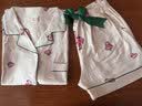 芊之雅（QIANZHIYA）睡衣女夏莫代尔棉居家服套头套装无袖背心坎肩夏天七分中裤家居服 BYD-561#暗红 M 参考体重80-100斤 实拍图