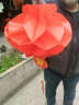 壹圈圈（Yiquanquan）防水小纸灯笼蜂窝串龙年过年新年春节节日结婚装饰开业塑料红灯笼 20#型号直径15厘米（10个） 实拍图