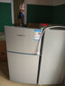 新飞（Frestec）BCD-108K 小冰箱双门迷你家用小型电冰箱冷藏冷冻节能宿舍 拉丝银 实拍图