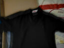 恒源祥100纯羊毛衫男士纯色v领秋冬季商务正装职业工装保暖上班百搭毛衣 黑色 M (170) 实拍图