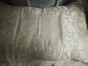 百年六合19姆米真丝枕巾100%桑蚕丝丝绸提花纯色枕头巾50x80单只价可定制 露凌郁竹 80cm*50cm 实拍图