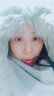 上海故事羊毛围巾女冬款韩版格子少女百搭围脖保暖加厚礼盒装 灰线粉格 实拍图