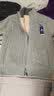 3号堡罗毛衣男针织衫开衫外套加绒保暖男士加厚加毛纯色加肥大码男装 203-2浅灰-高品质 XL建议80公斤左右 实拍图