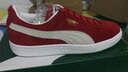 彪马（PUMA）板鞋男鞋女鞋夏季新款运动鞋皮面复古潮流耐磨情侣低帮轻便休闲鞋 彪马白-海军蓝-浅棕/烫金logo 40.5 (内长260mm) 实拍图