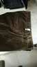 牧泰冬季灯芯绒男裤休闲裤男秋冬季厚款休闲裤男宽松直筒细条绒裤男士中老年弹力高腰中年爸爸男装 卡其黄 33码(2.6尺腰围) 实拍图
