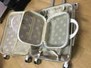 翻译官子母箱行李箱皮箱拉杆箱万向轮男女游旅行箱密码箱扩展防刮 香槟色(子母箱套装) 20英寸 实拍图
