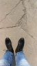 班比帝伦秋冬季复古英伦男靴潮时尚系带厚底马丁靴男加绒棉靴沙漠靴 磨砂皮高帮工装靴 皮靴靴 黑色 41 晒单实拍图