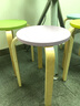 鼎尊家具-多色实木富洛塔小圆凳餐厅非塑料小凳子时尚餐凳现代简约板凳彩色休闲凳 -可多件罗放 A款紫色 实拍图