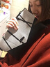 高巴度（GORBADO）2025新款时尚手包优雅女手拿包潮大容量真皮女士信封包女包手抓包 黑灰色盖头现货 实拍图