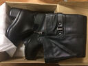 世珍羊长筒靴大码时尚长靴女靴子妈妈高筒靴加绒保暖廋腿中跟粗跟骑士靴 黑色加绒款 36 实拍图