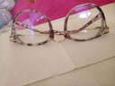 砾石 眼镜男女手机平光镜 电脑上网护目镜 电竞游戏镜可配近视镜框 8606豹纹 实拍图