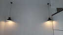DZZ北欧餐厅吊灯单头三头楼梯吧台简约创意餐桌灯 C款黑色 晒单实拍图