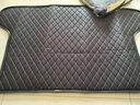 魅驹专车订制后备箱垫皮革专用汽车尾箱垫适用于凯美瑞速腾迈腾朗逸 普通款---黑红色 实拍图