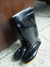 回力雨鞋男士水鞋雨靴男款防滑防水保暖加绒塑胶套鞋胶鞋 807高筒 41 实拍图