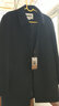 恒源祥羊毛呢大衣男中长款冬季中老年商务呢子外套加厚男士领导爸爸男装 961-1藏青夹棉 175/92A 实拍图