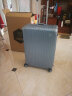 EBEN拉杆箱32英寸铝镁合金行李箱万向轮金属硬箱旅行箱 冰蓝色 需托运 出国长途 实拍图