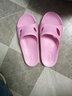 足间舞 韩版拖鞋 夏季居家情侣 凉拖鞋 浴室防滑拖鞋女夏天男士情侣拖鞋地板拖鞋 洗澡软底 1913 粉红色 38 实拍图