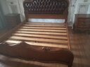 艾理思 床 欧式真皮床 美式实木床 双人床1.5 1.8米 卧室家具 现货 真皮床+床头柜*1 1800*2000 实拍图