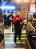 HOTSUIT后秀暴汗服运动男运动套装春夏健身跑步服防泼水轻薄款运动服 银河蓝-矿物黑【男款】 4XL 实拍图