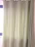 梦达莱 免打孔窗帘成品送伸缩杆全遮光隔断帘宿舍卧室简易短帘防风保暖 七叶草-蓝色 免打孔 适用宽0.7-1.1米【窗帘高1.8米】 实拍图