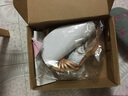 三沙（Sansha）拉丁舞鞋女中跟缎面交谊舞伦巴恰恰舞鞋缎带凉鞋女BR31016S 肉色-7.5cm 36 实拍图